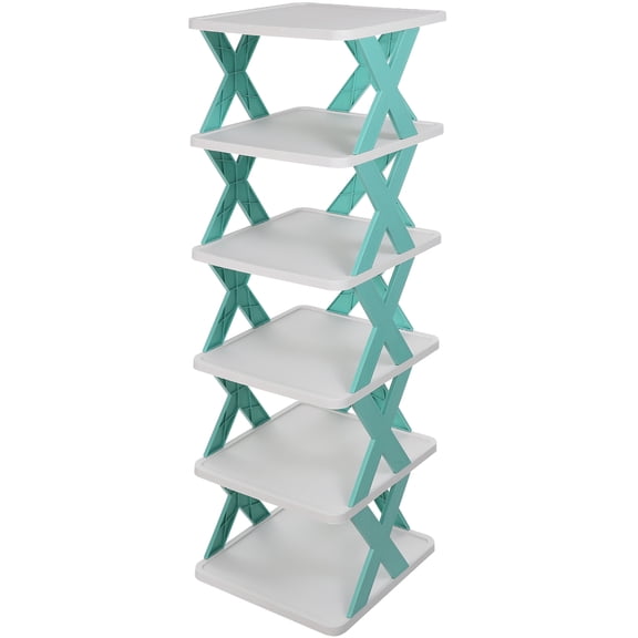Shoe Rack Tall Shelf Small Organizer Shoes Stand for Bedroom Storage Shelving Pp