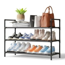 DIY Stackable Unit 48 Cubes Shoe Storage 12 Tiers Rack for Bedroom Closet White Walmart