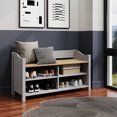 thumbnail image 1 of Shoe Rack and Bench Corona Gray | Furniture Dash, 1 of 5