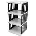 Shoe Rack for Entryway Closet 4Tier Narrow Shoe Rack Spacesaving Shoe
