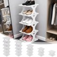 thumbnail image 1 of Shoe Rack for Entryway with Removable Washable Shelves for Easy Cleaning Space Saving Storage Solution for Small Apartments and Closets, 1 of 9