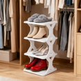 thumbnail image 1 of Shoe Rack for Entryway with Removable Washable Shelves for Easy Cleaning Space Saving Storage Solution for Small Apartments and Closets, 1 of 8