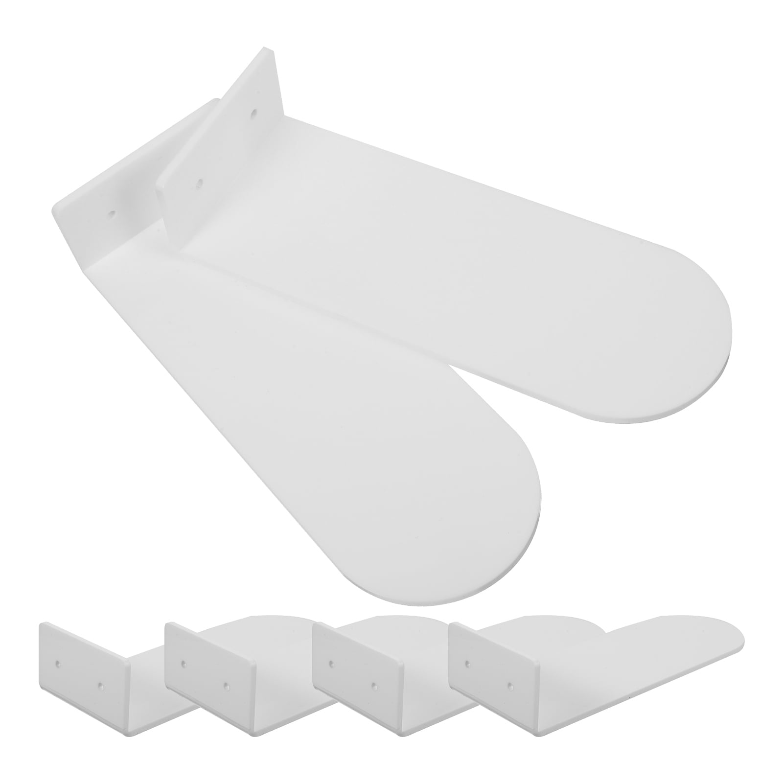 Shoe Racks 6 Pcs Sneaker Shoes Holder Shelf Suspension Wallmounted