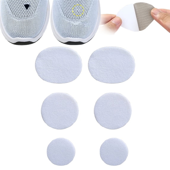 Shoe Repair Patch Ecohintz 6-Pack Adhesive Mesh Sports Shoe Repair Patches - Anti-Wear Upper Stickers for Sneakers & Ripped Fabric, Quick Fix for Hiking, Running & Daily Wear, Sneaker Sticker
