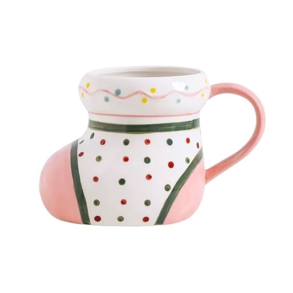 Shoe Shaped Ceramic Mug 650ml Large Coffee Tea Oatmeal Cup