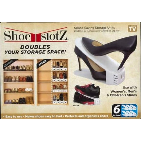 Shoe Slotz Shoe Stage 6 Units, PartNo SS1000, by Clear Innovation Llc, As Seen O