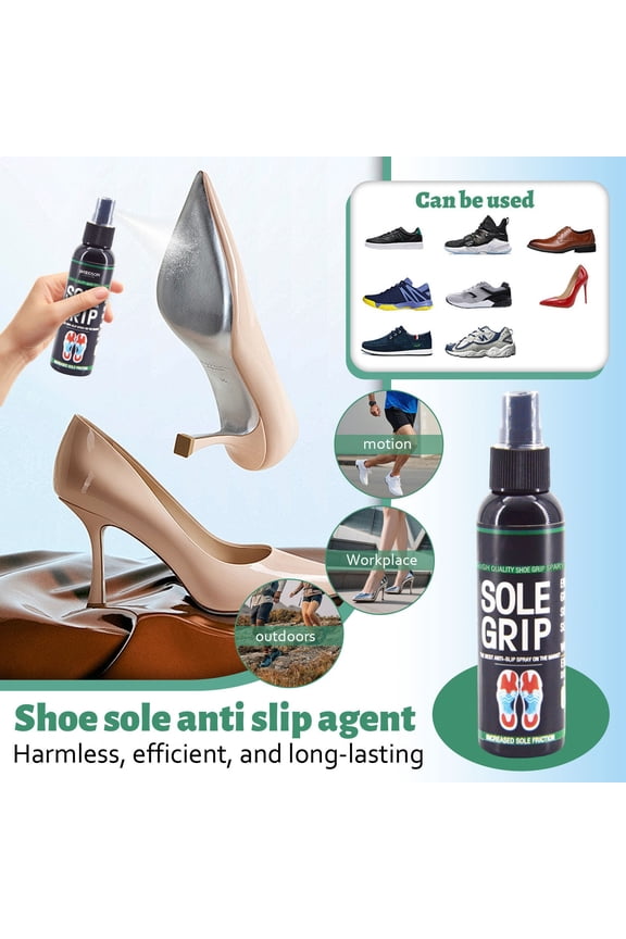 Shoe Sole Grip Spray  Anti-Slip Traction Enhancer for Basketball Shoes & Sports Footwear, Improves Stability & Performance