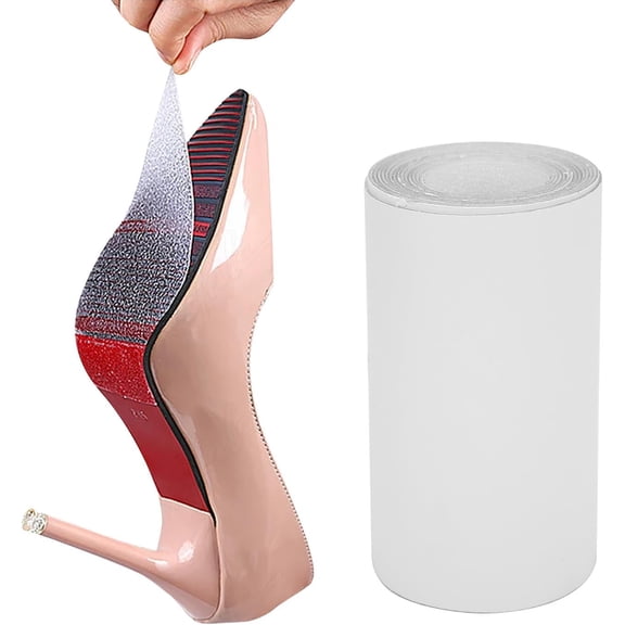 Shoe Sole Protector for High Heel Shoes Tutuviw 3.9 in x 78.7 in Red Bottom Shoe Protector Anti-Slip Transparent Guard Stickers, Shoe Bottom Protector for Red Bottom Heels Flats Dress Shoes