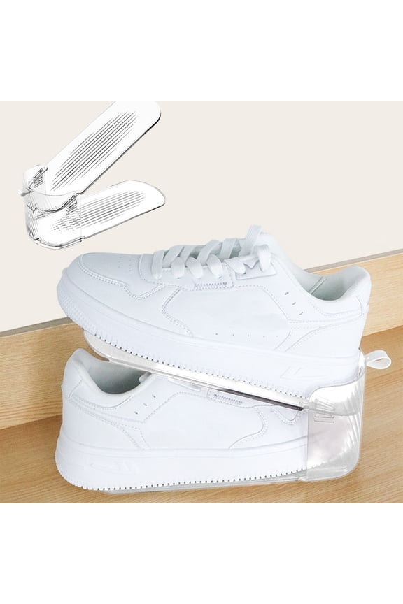 Shoe Stacker Shoe Rack Organizer for Closet Space Saver Storage Shoe Holder Organization,Transparent