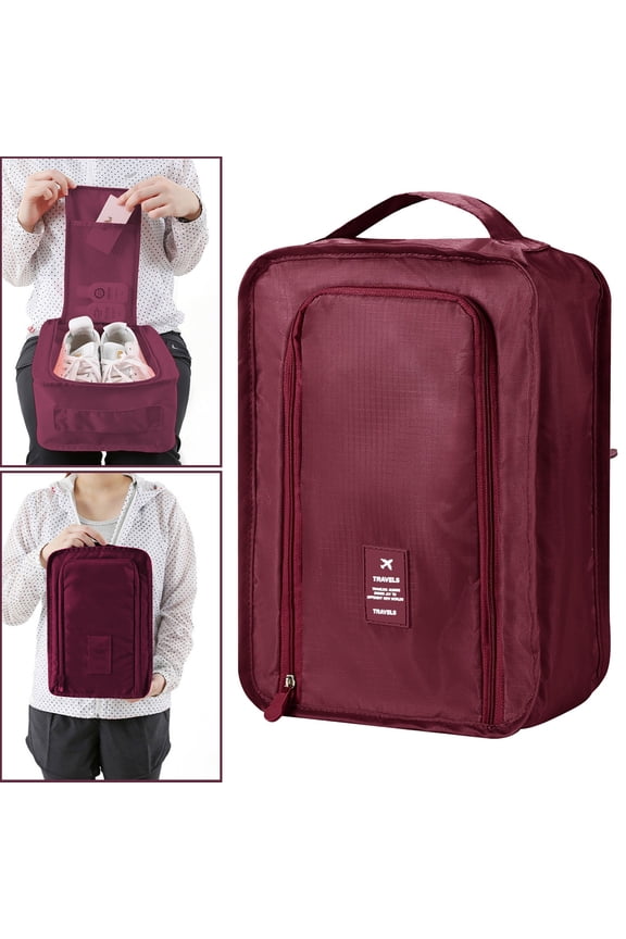 Shoe Storage Bag Portable Travel Organizer with Foldable Design, Durable Fabric, Sorted Compartments, Wrinkle Resistant, Perfect for Suitcase, Home, Business Trips, Indoor and Outdoor Use