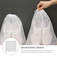 thumbnail image 1 of Shoe Storage Bags 50 Pack, Disposable Travel Shoe Bags Non Woven, Drawstring Shoe Protector for Luggage, Multi Purpose Storage Pouch for Organization, 1 of 6