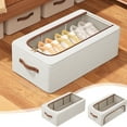 thumbnail image 1 of Shoe Storage Box, Underbed Shoe Storage Box, Transparent Folding Shoe Cabinet, Space Saving + Side Opening Design, Compact Style, for Home Use, Organize Shoes, Shoe Rack, Car Shoe Organizer, 1 of 7