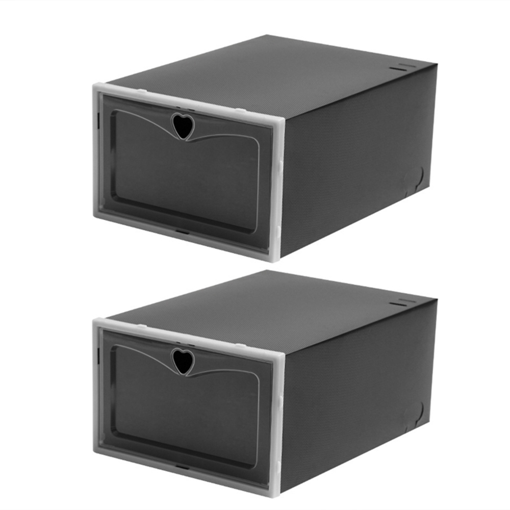 Shoe Storage Boxes Clear Stackable Shoe Organizer Sneaker Shoe Holder