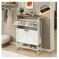 Shoe Storage with 2 Drawers and Feodorizing Function, Farmhouse