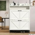 Shoe Storage with 4 Flip Drawers Narrow Hidden Shoe