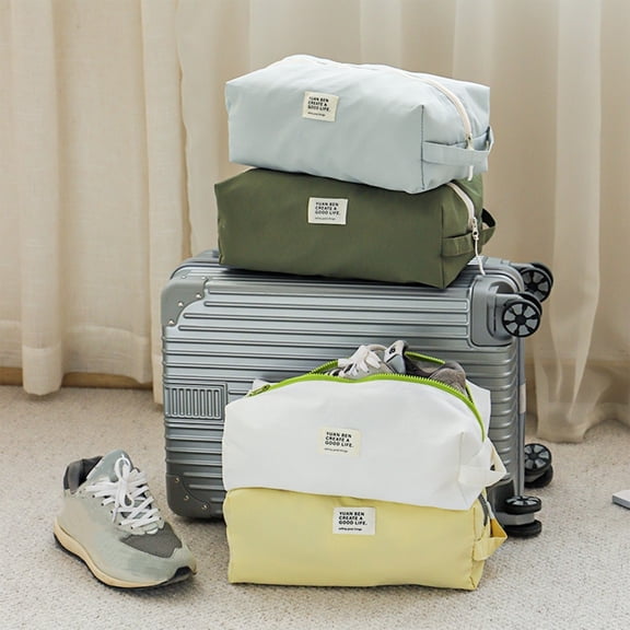 Shoe Storage Hanging Bag, Moisture Proof Travel Boot Protection, Multifunctional Zipper Organizer for Footwear Packing Solution, 1pc Shoe Storage Hanging Bag Dampproof Travel Storage Bag