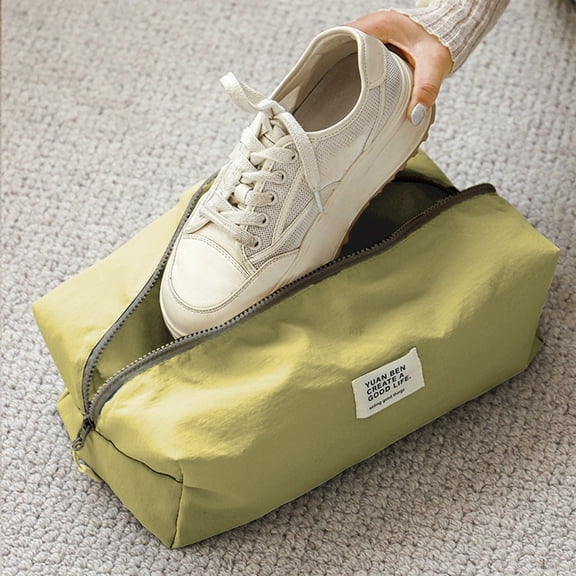 Shoe Storage Hanging Bag, Moisture Proof Travel Boot Protection, Multifunctional Zipper Organizer for Footwear Packing Solution, 1pc Shoe Storage Hanging Bag Dampproof Travel Storage Bag