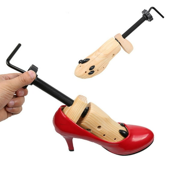 Shoe Stretcher under $5! Xqxayjr Wooden Shoe Stretcher, 2-Way Length Width Expander for Men Women, Professional Shoe Tree for Tight Shoes, Comfort Fit Tool for Leather Shoes Boots