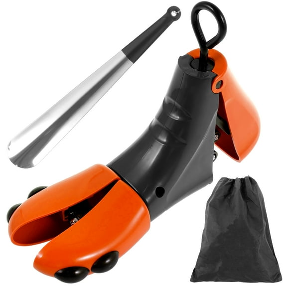 Shoe Stretcher for Left and Right Shoe Adjustable Boot Stretcher Smooth Surface Shoe Expander Plastic Sneaker Shoe Widener with Shoe Horn for Women or Men