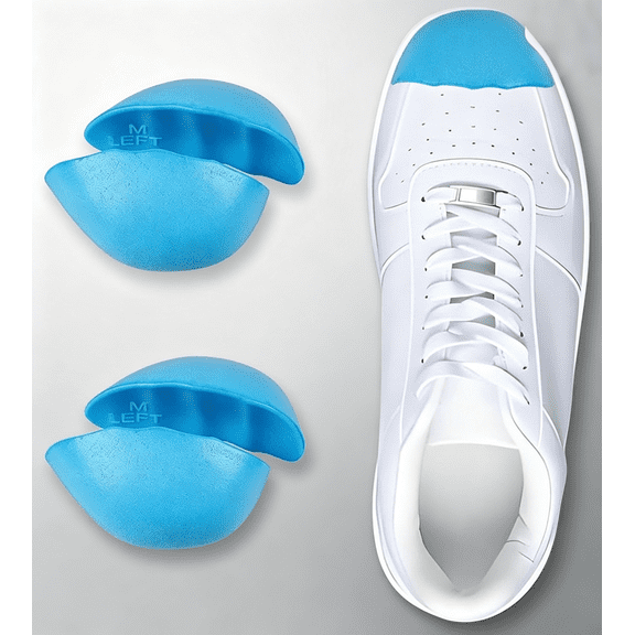 Shoe Toe Filler Inserts for Too Big Shoes (Large, Fits 1-2 Sizes Down) - Comfortable Foam Toe Plugs & Cushion Inserts to Make Loose Shoes Smaller for Men & Women