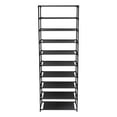 thumbnail image 1 of FCH 10-Tier 20 Pairs Shoe Rack, Sturdy Metal Shoe Rack Organizer, Narrow Shoe Rack, for Closets, Shoe Stand, Shoe Shelf, 12"D x 24.5"W x 60"H, 1 of 8