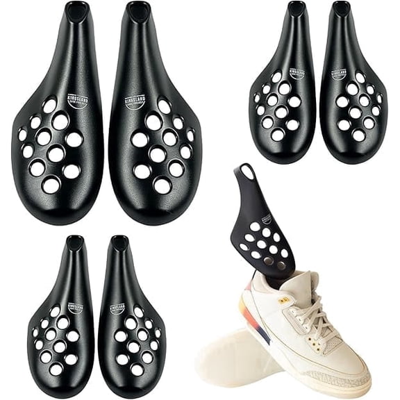 Fresh Flow Shoe Trees for Sneakers & Shoes, Travel Shoe Trees for Men & Women, Medium, Pack of 3