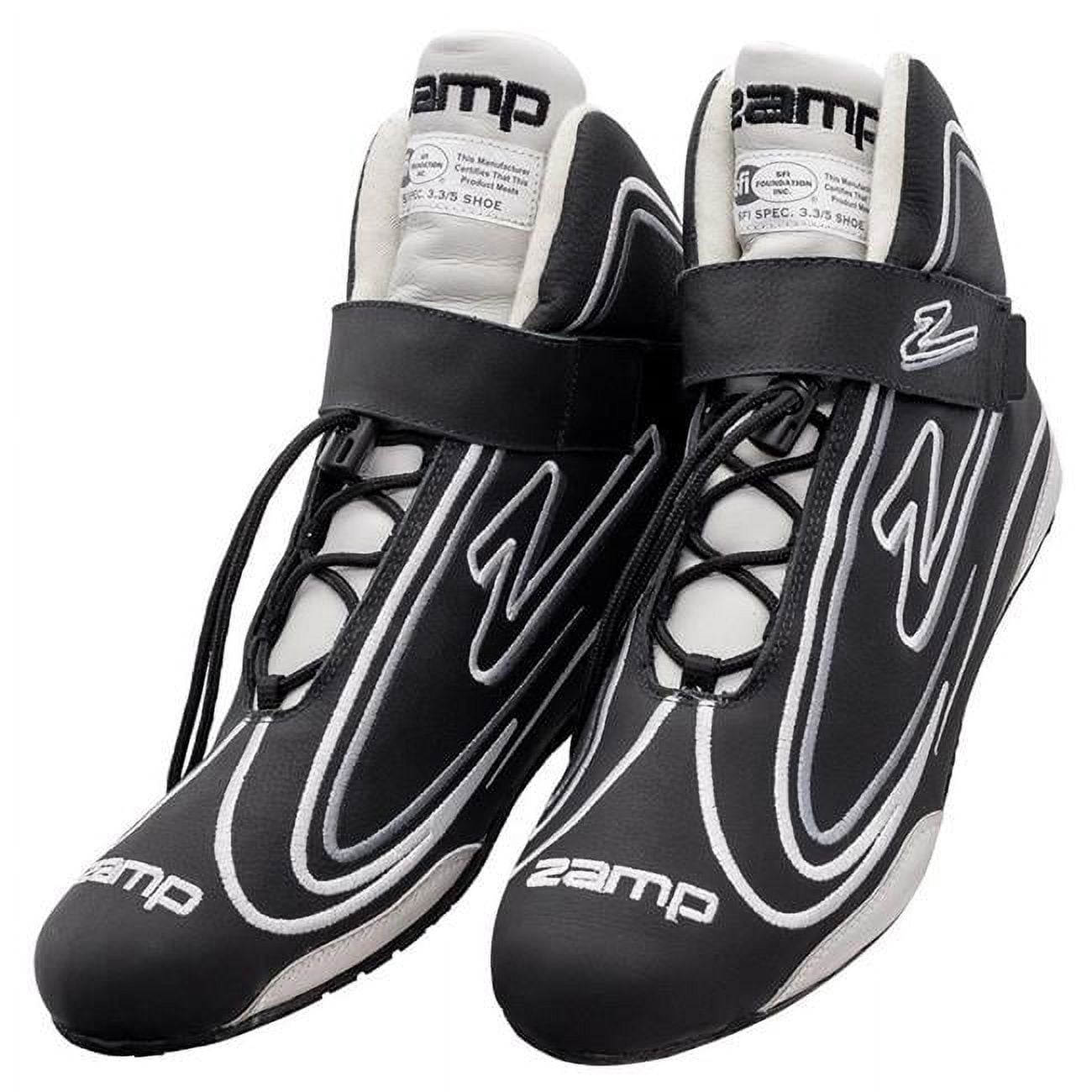 Zamp RS003C0102 ZR-50 Driving Shoes - Mid-Top - SFI 3.3/5 - Black - Size 2