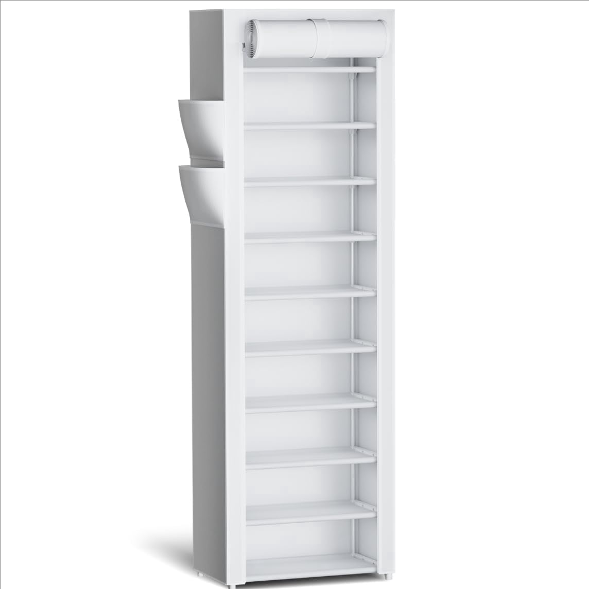 Shoe Racks Pics Shoe rack - A large-capacity shoe storage rack with a dust cover and ...