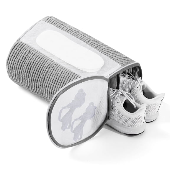 Avoalre Shoe Washing Bag, Dual Compartment Shoe Laundry Bag with Mesh Insole Slot, 360° Cleaning & Top Hidden Zipper 1 Pcs