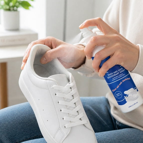 ShoeFresh Shoe Deodorant Spray 100ml Foot Odor Eliminator Long Lasting Sneakers Boots Gym Bag Closet