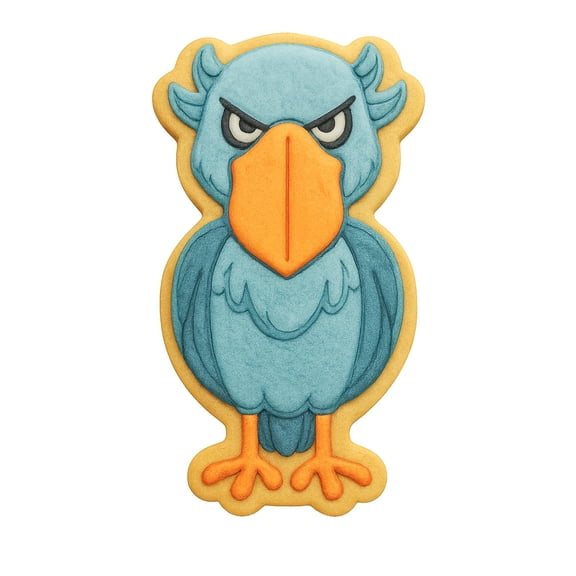 Shoebill Bird Cookie Cutter Front View S1-4x2.2" Creative Baking Fun