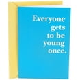 thumbnail image 1 of Shoebox Funny Birthday Card (Young Once), 1 of 3