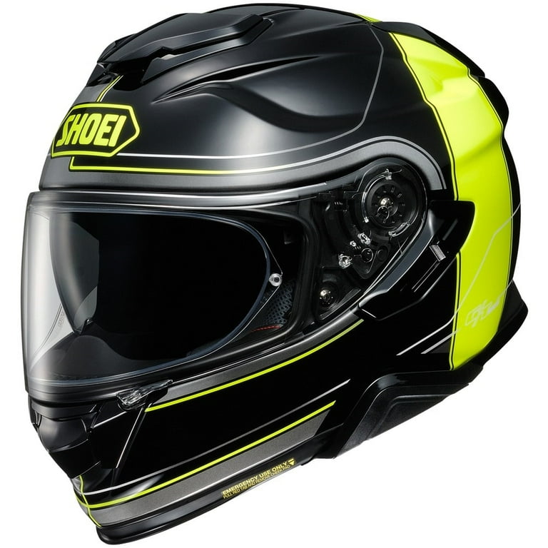 【美品】SHOEI GT-Air II CROSSBAR Shoei GT-AIR II Crossbar TC-3 Yellow Helmet size X-Small