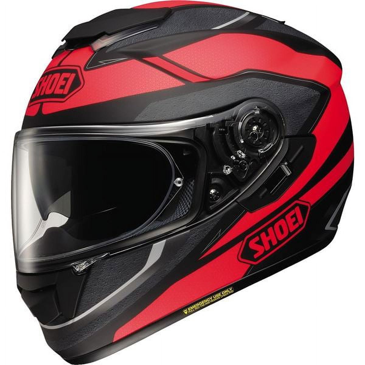 Shoei GT-Air Swayer Full Face Helmet - Matte Black/Red, All Sizes