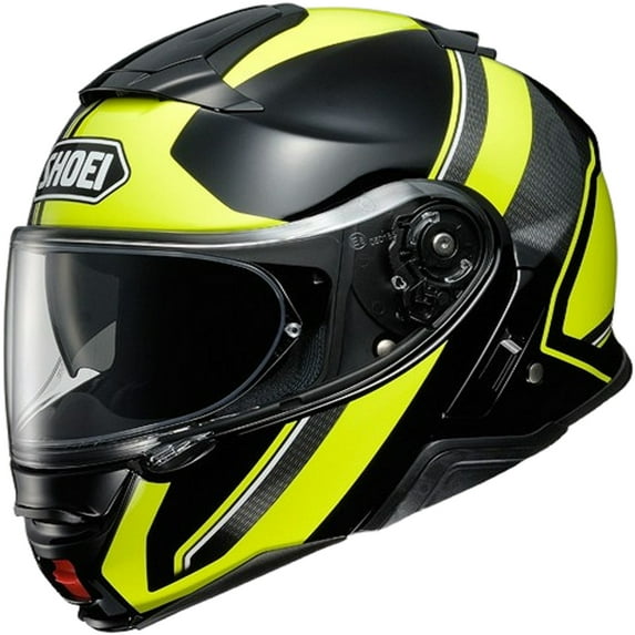 Shoei Neotec II Excursion Modular Helmet - Flo Yellow/Black, All Sizes