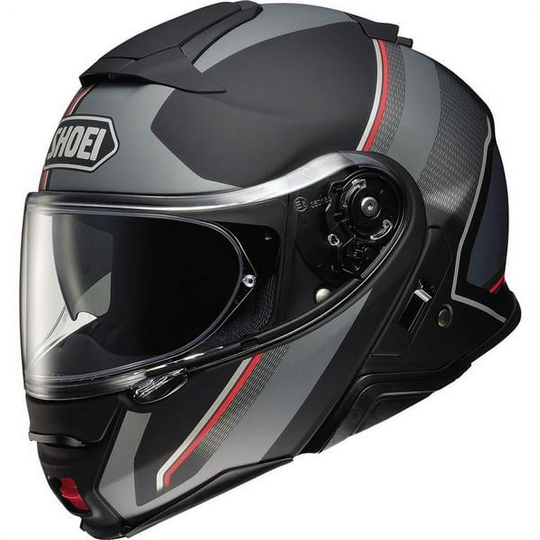 お買い得商店街 Modular Excursion II Neotec Shoei Helmet Grey/Black Matte - セキュリティ・セーフティ