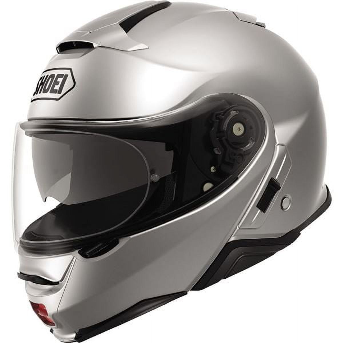 本物品質の Helmet Modular Excursion II Neotec Shoei - All White/Black, セキュリティ・セーフティ