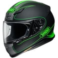 thumbnail image 1 of Shoei RF-1200 Flagger Helmet Black/Green XXL  0109-3104-08, 1 of 1