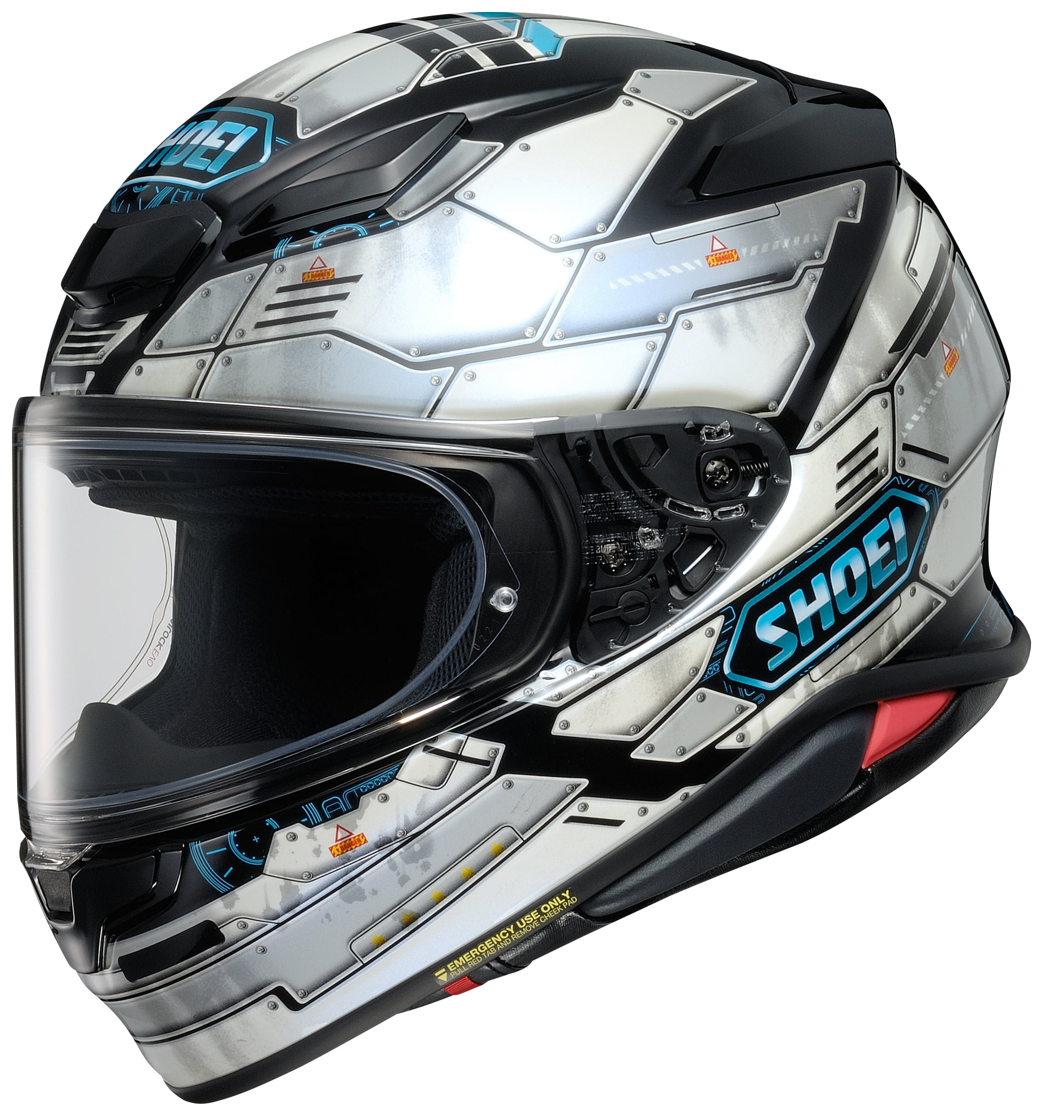 SHOEI　Z8 FORTRESS TC-6 Shoei RF-1400 Fortress Helmet - TC-6 White/Gray - Walmart.com