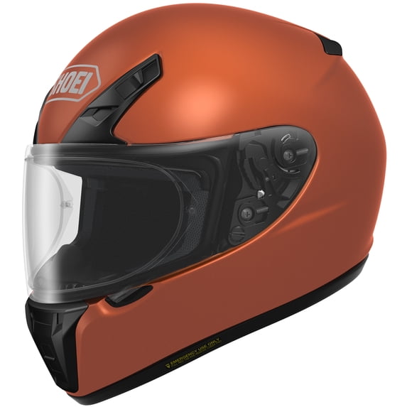 Shoei RF-SR Solid Color Helmet Tangerine Orange XLG  0107-0116-07