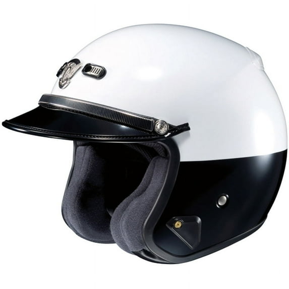 Shoei RJ Platinum LE Low Gloss Helmet (XS, Black/White)
