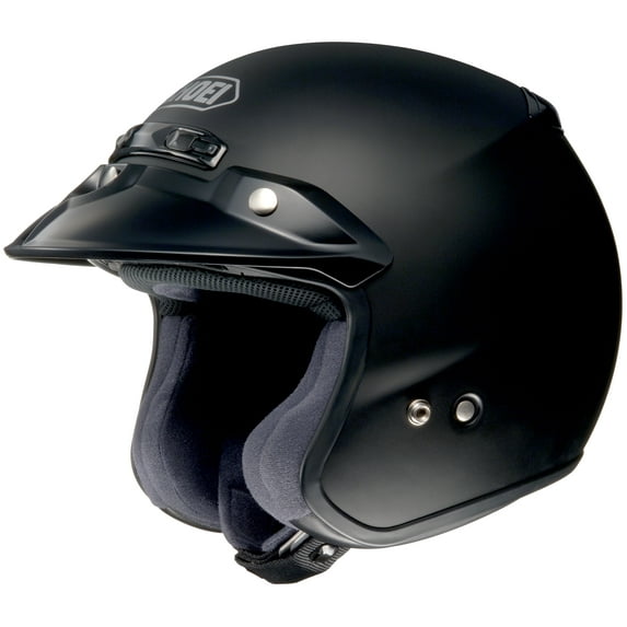 Shoei RJ Platinum R Matte Black Open Face Helmet Large