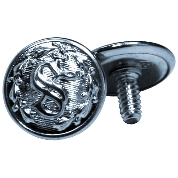 Shoei Replacement Sheriff Buttons with Posts in Silver