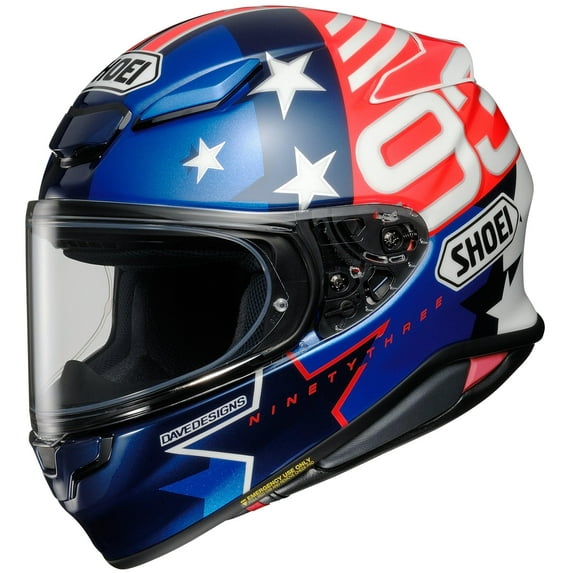 Shoei Rf-1400 Street Motorcycle Helmet - Marq Am Spirit / Large