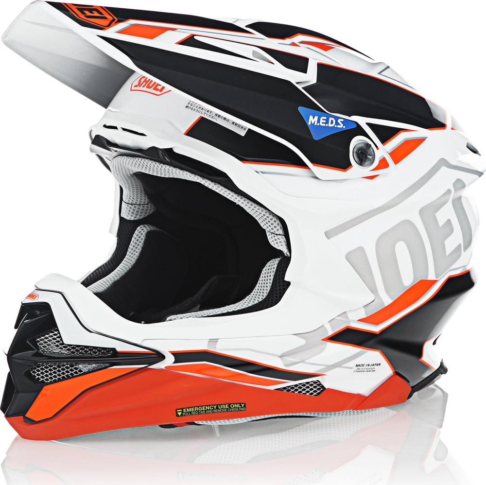 な*つ様 SHOEI VFX-WR ALLEGIANT Mサイズ TC-8 オレ Shoei VFX-EVO Allegiant Helmet - TC-8 Black/White/Orange