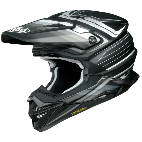 Shoei VFX-EVO Pinnacle Helmet Black (TC-5) (Lg, Gray Black (TC-5))