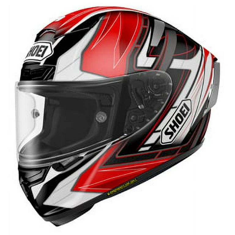 ※あかじそ※SHOEI X-fourteen  b+com SB6x Shoei X-14 Assail Helmet Red/Black XLG 0104-1101-07