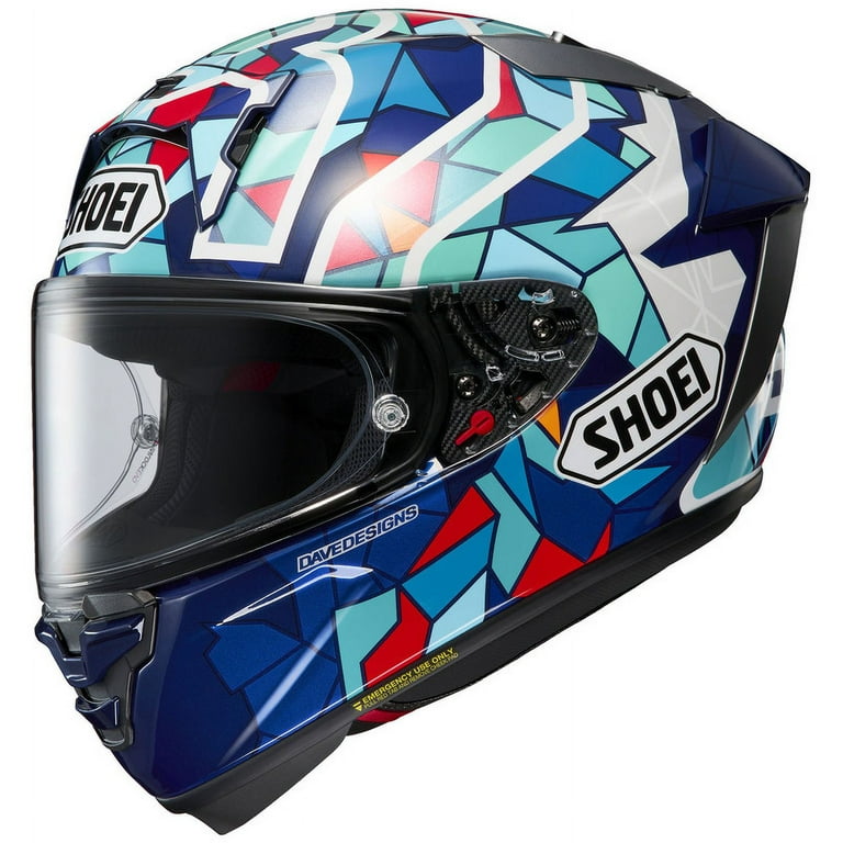 Shoei X-15 Mrqz Barcelona Tc-10 Street Motorcycle Helmet - Walmart.com