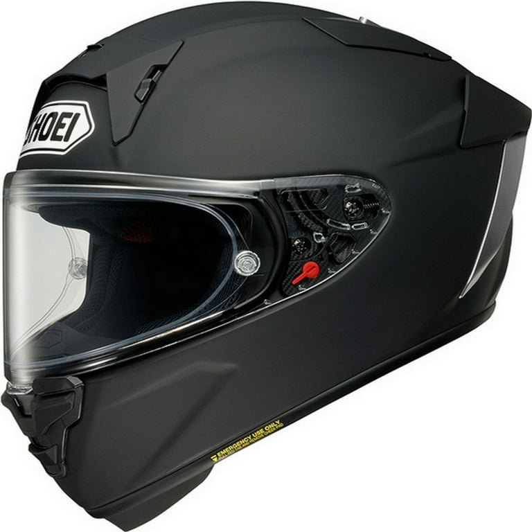 Shoei X-15 Street Motorcycle Helmet - Matte Black / Small