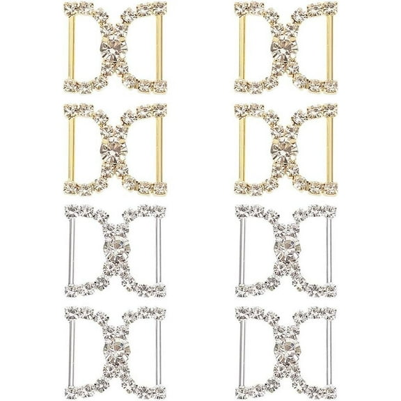 Shoelace Charms Rhinestone Shoe Charms D Shape Shoe Clip Charms Bling Shoe Accessories